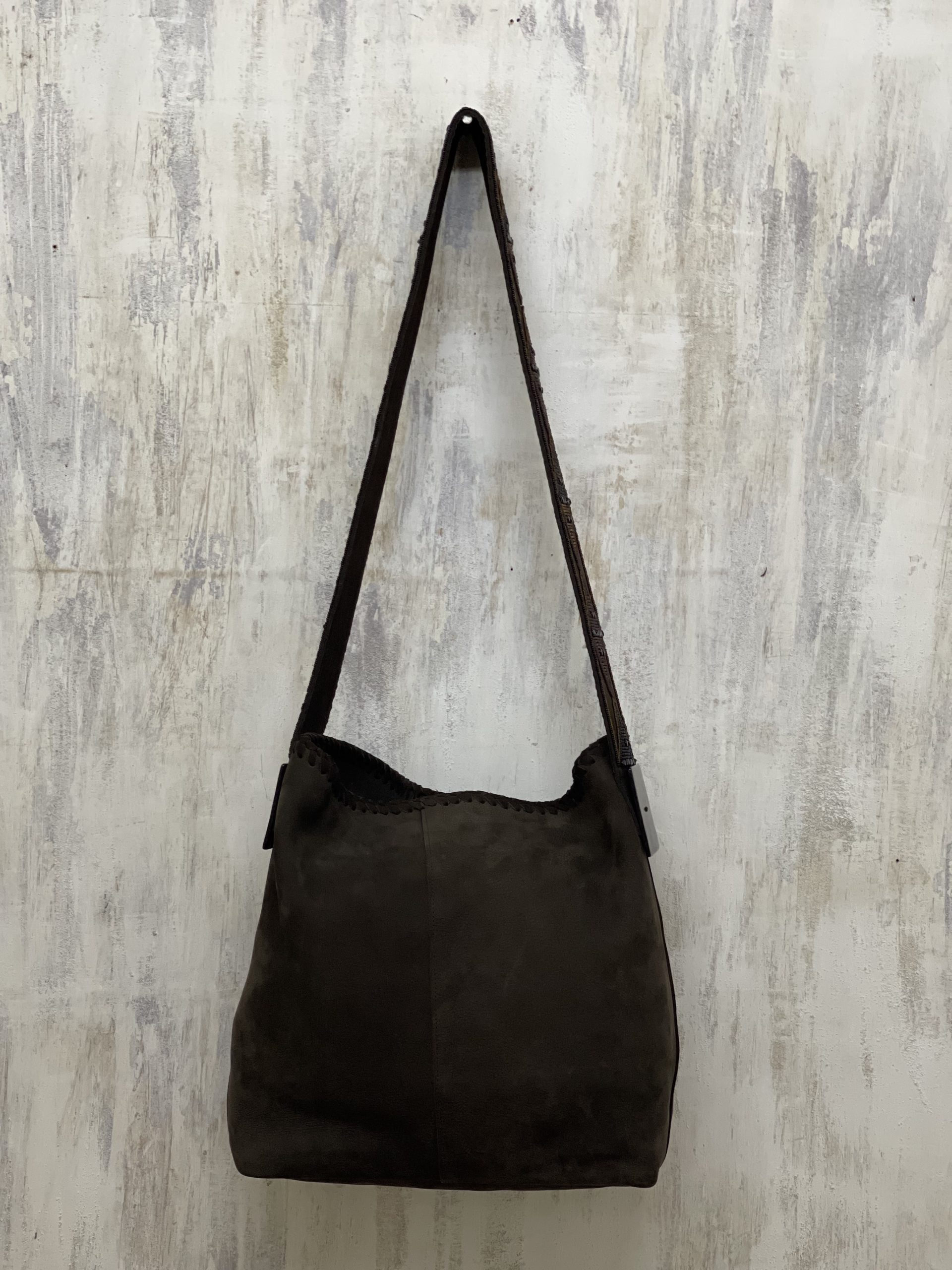 brown square purse