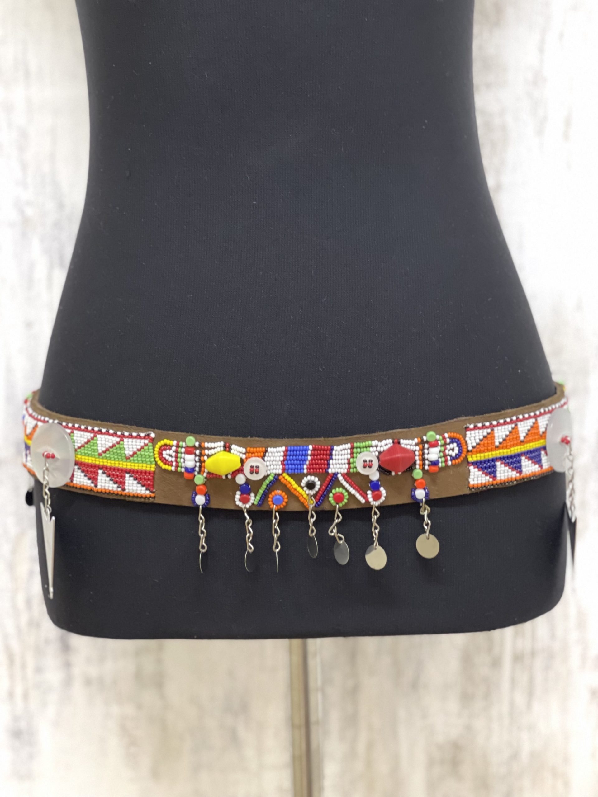Beaded Velcro close belt, medium Beaded Velcro Belt - Etsy main image 2